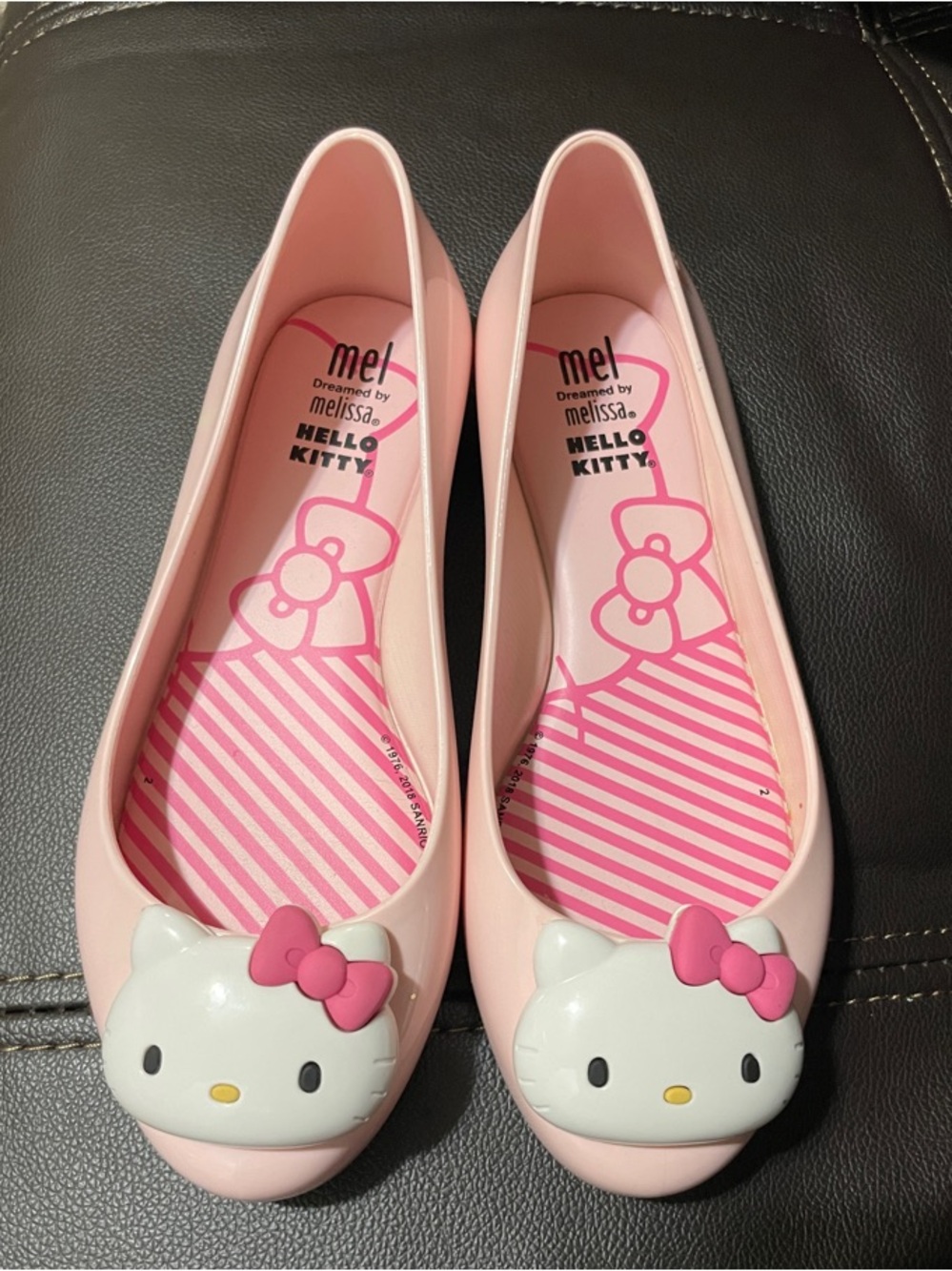 Mel by Melissa Pink Hello Kitty Jelly Flats for Kids